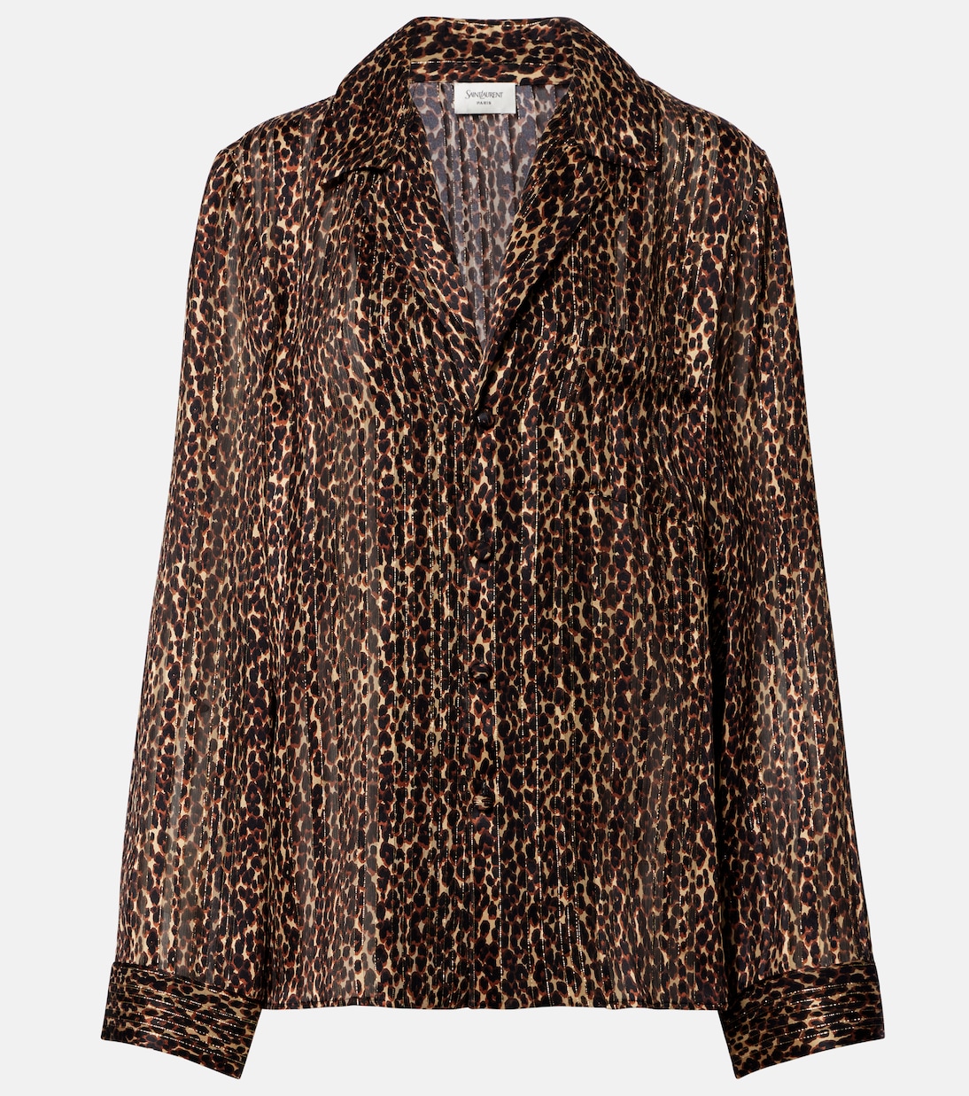 Bedruckte Bluse aus Seide | Saint Laurent