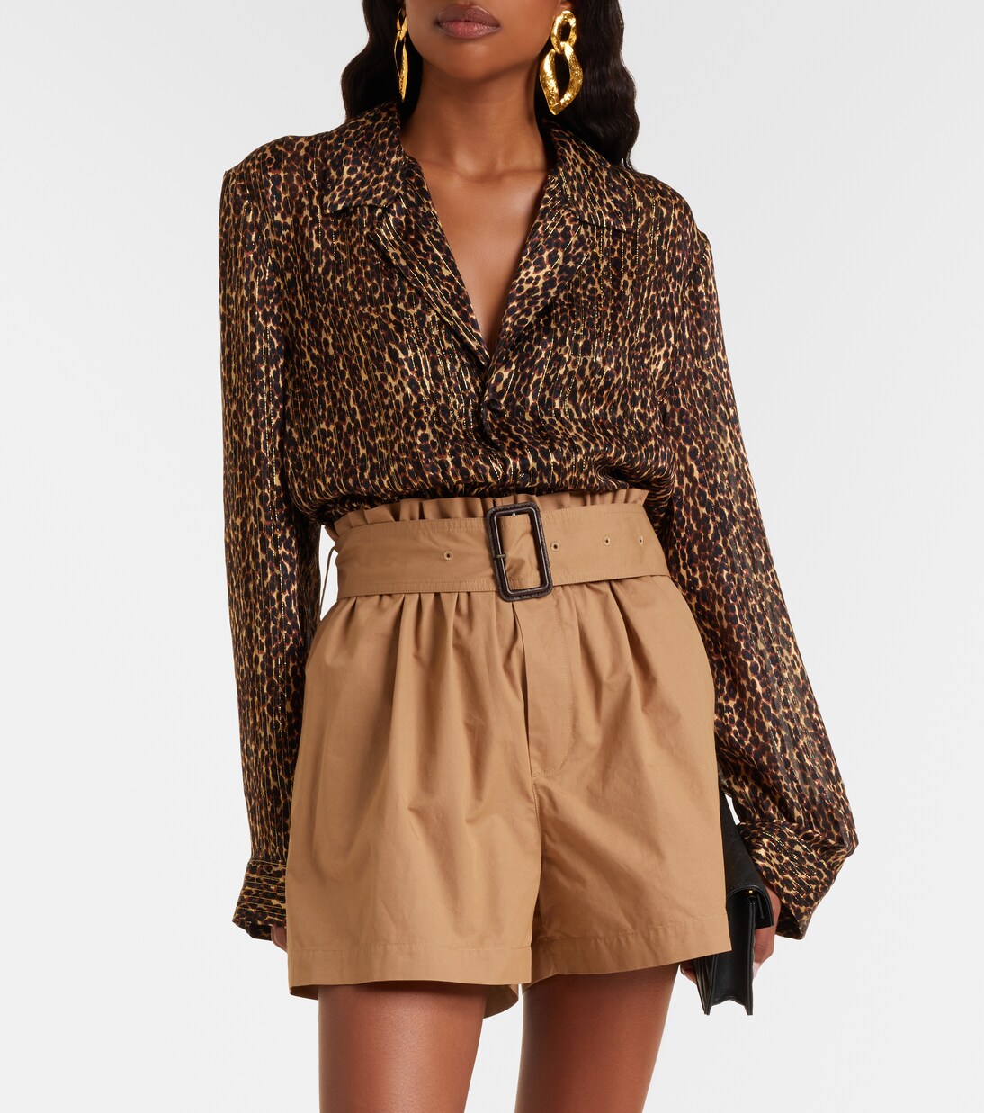 Bedruckte Bluse aus Seide | Saint Laurent