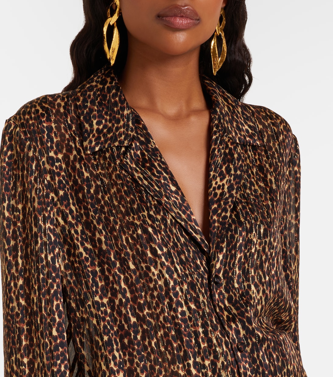 Bedruckte Bluse aus Seide | Saint Laurent