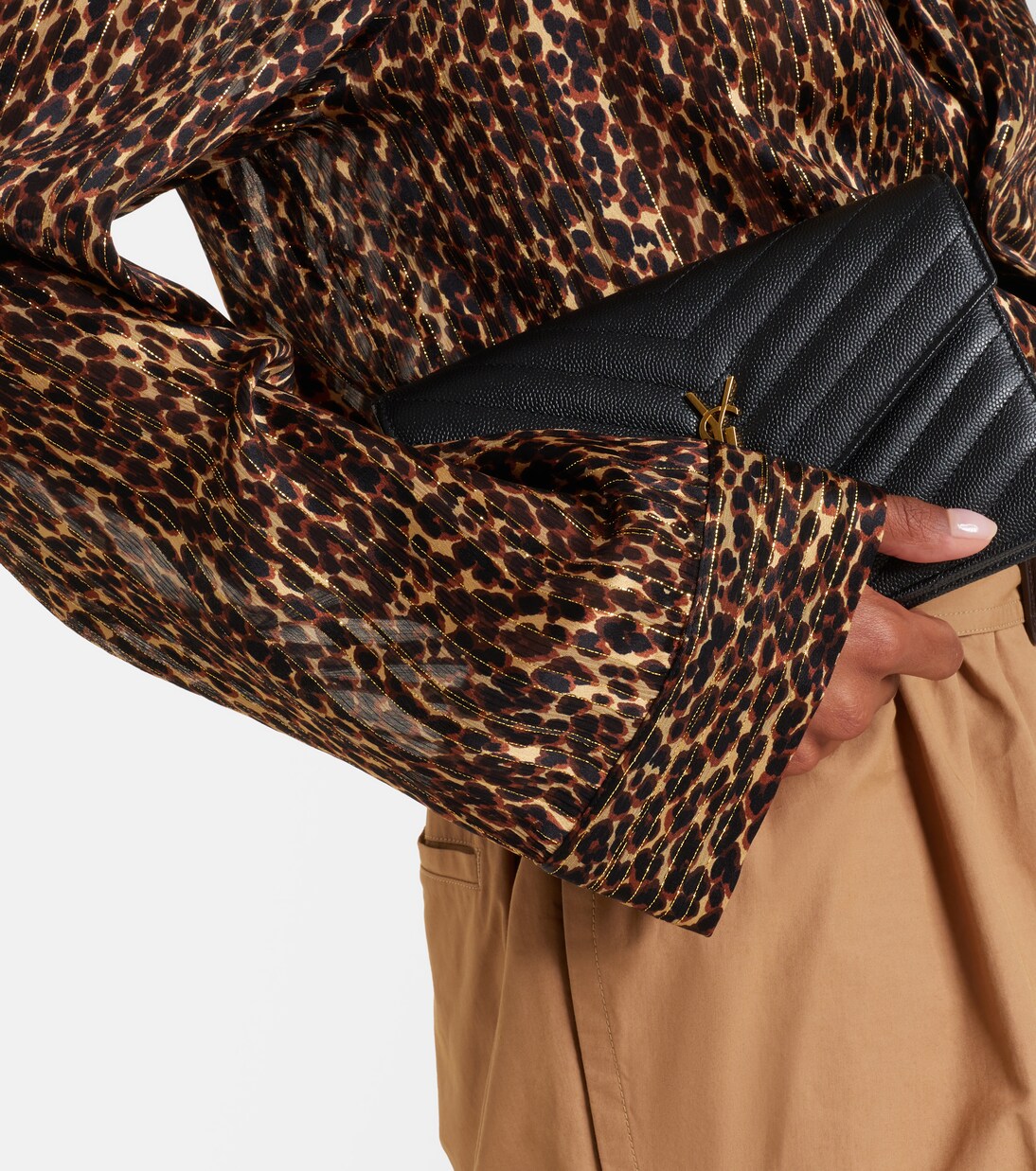 Bedruckte Bluse aus Seide | Saint Laurent