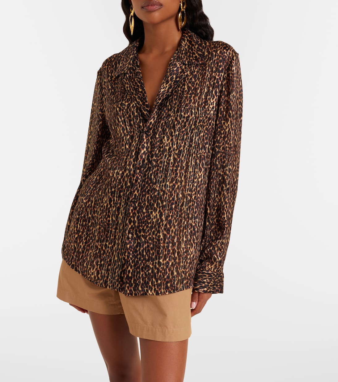 Bedruckte Bluse aus Seide | Saint Laurent