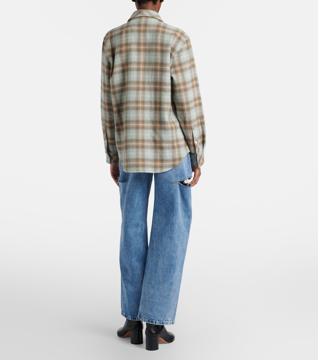 Wide-Leg High-Rise Jeans | Maison Margiela