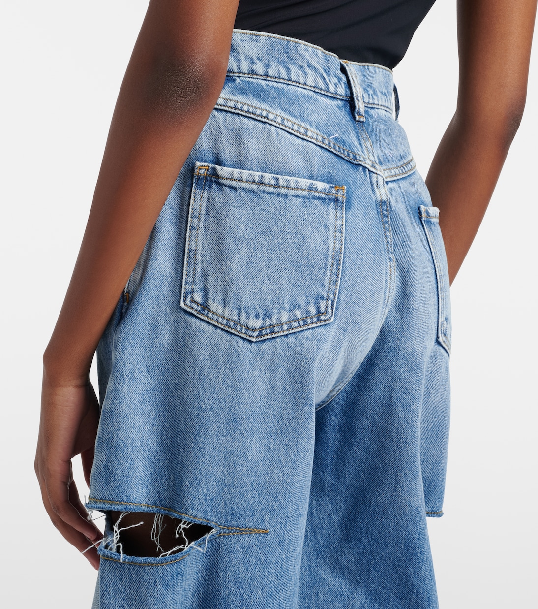 Wide-Leg High-Rise Jeans | Maison Margiela
