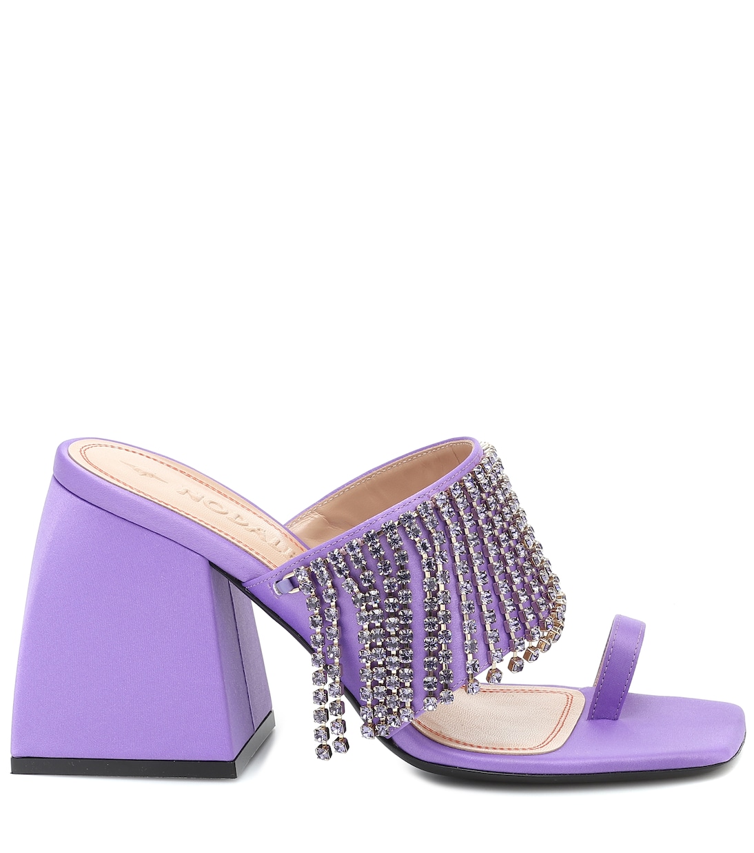 Verzierte Sandalen Bulla Preston aus Satin | Nodaleto