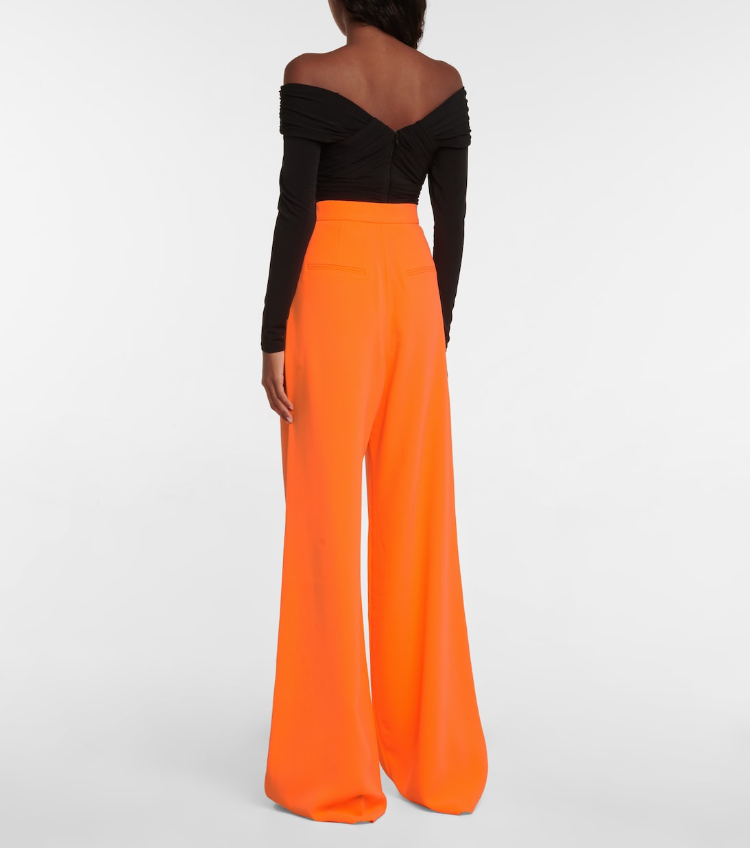 Pantalon ample Hale à taille haute | Alex Perry