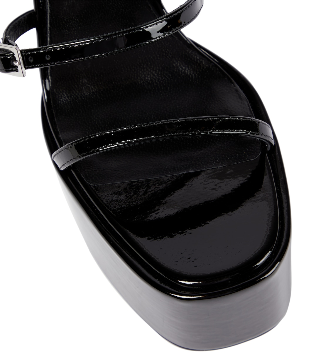 Plateausandalen Jessica aus Lackleder | Paris Texas