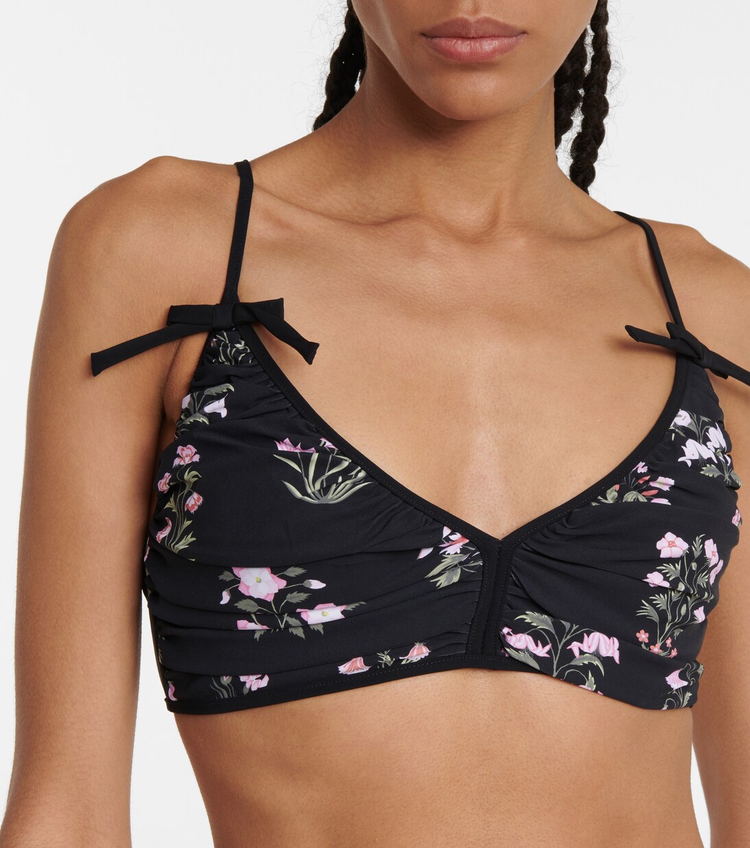 Haut de bikini à fleurs | Giambattista Valli