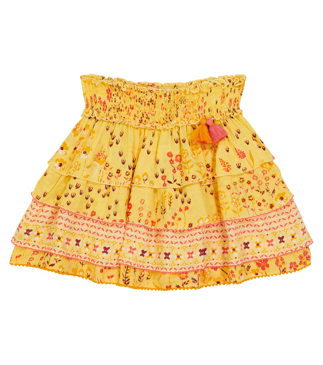Ariel floral mini skirt | Poupette St Barth Kids