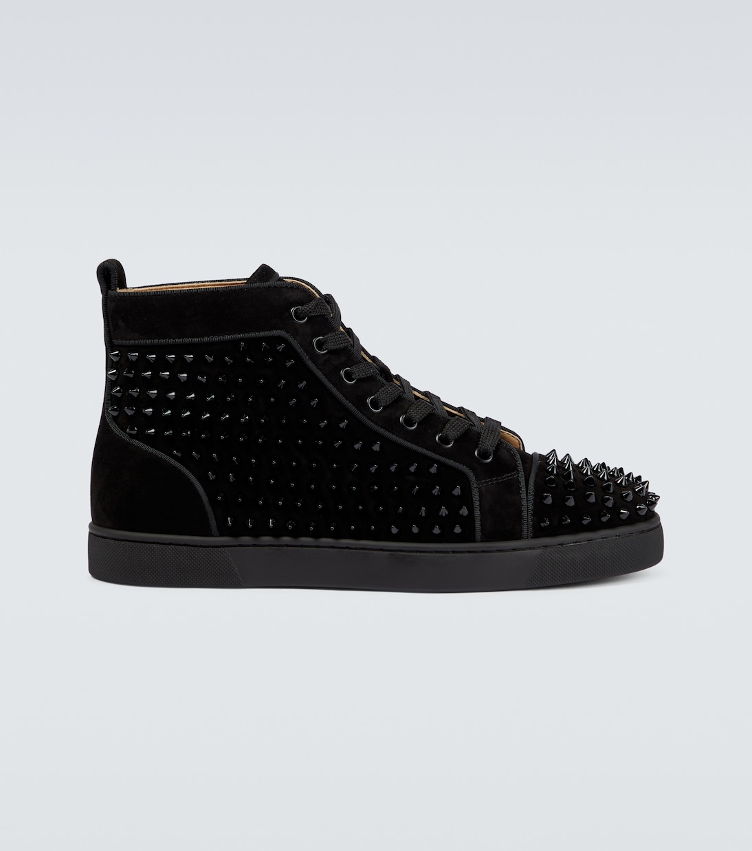 High-Top Sneakers Louis Orlato aus Veloursleder | Christian Louboutin