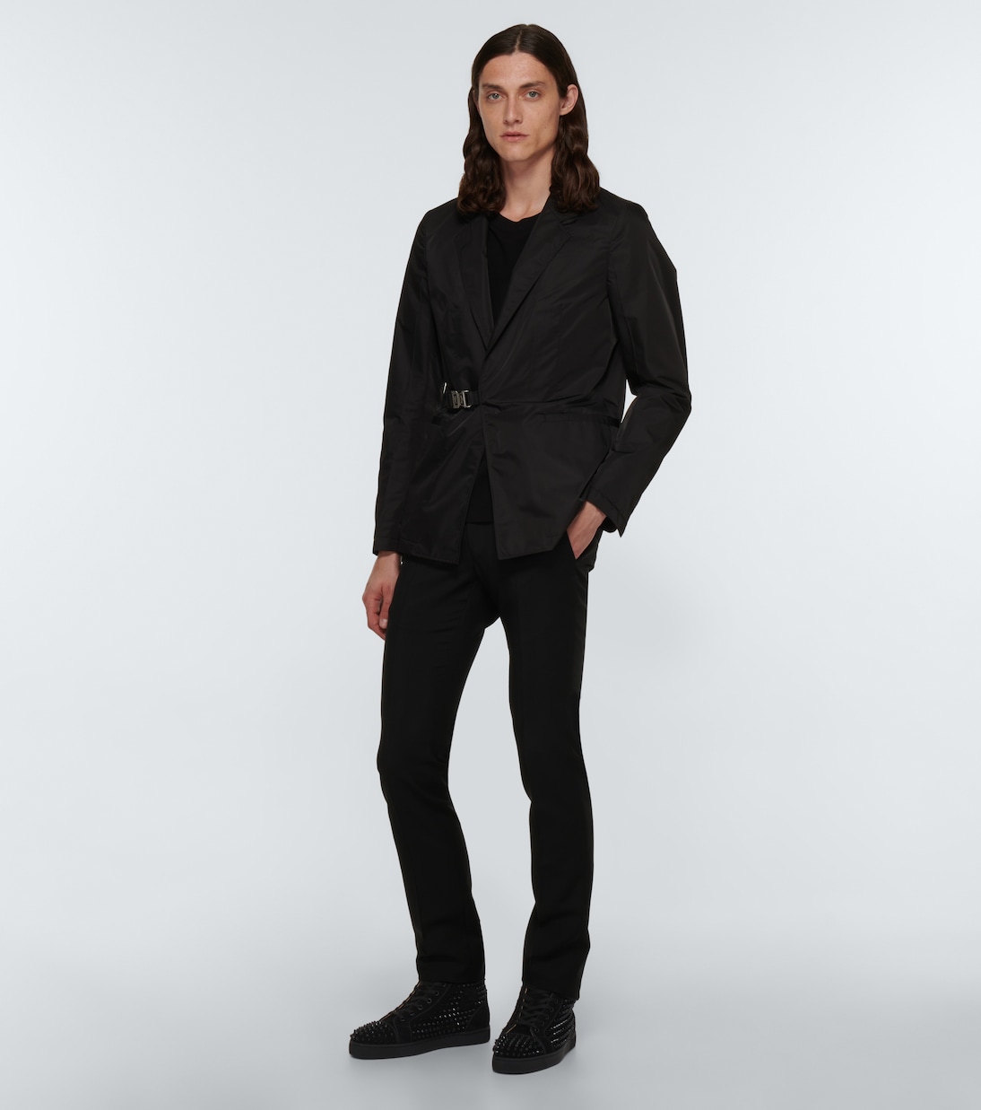 High-Top Sneakers Louis Orlato aus Veloursleder | Christian Louboutin