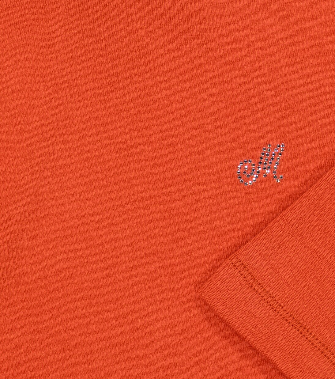 Embellished jersey mockneck top | Monnalisa