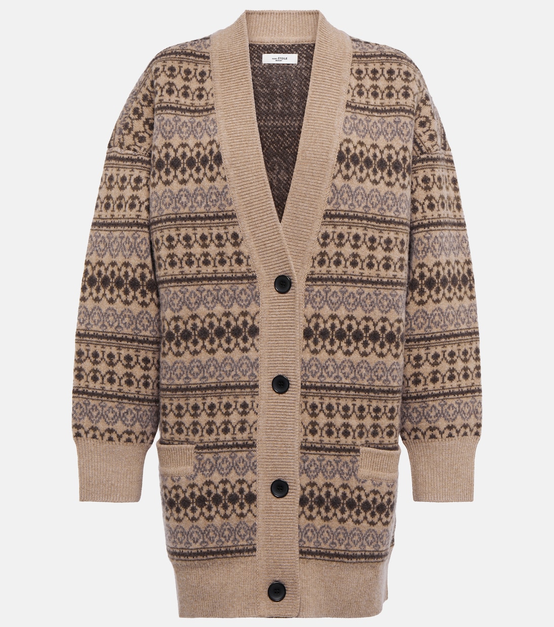 Lerry Fair Isle wool cardigan | Marant Etoile