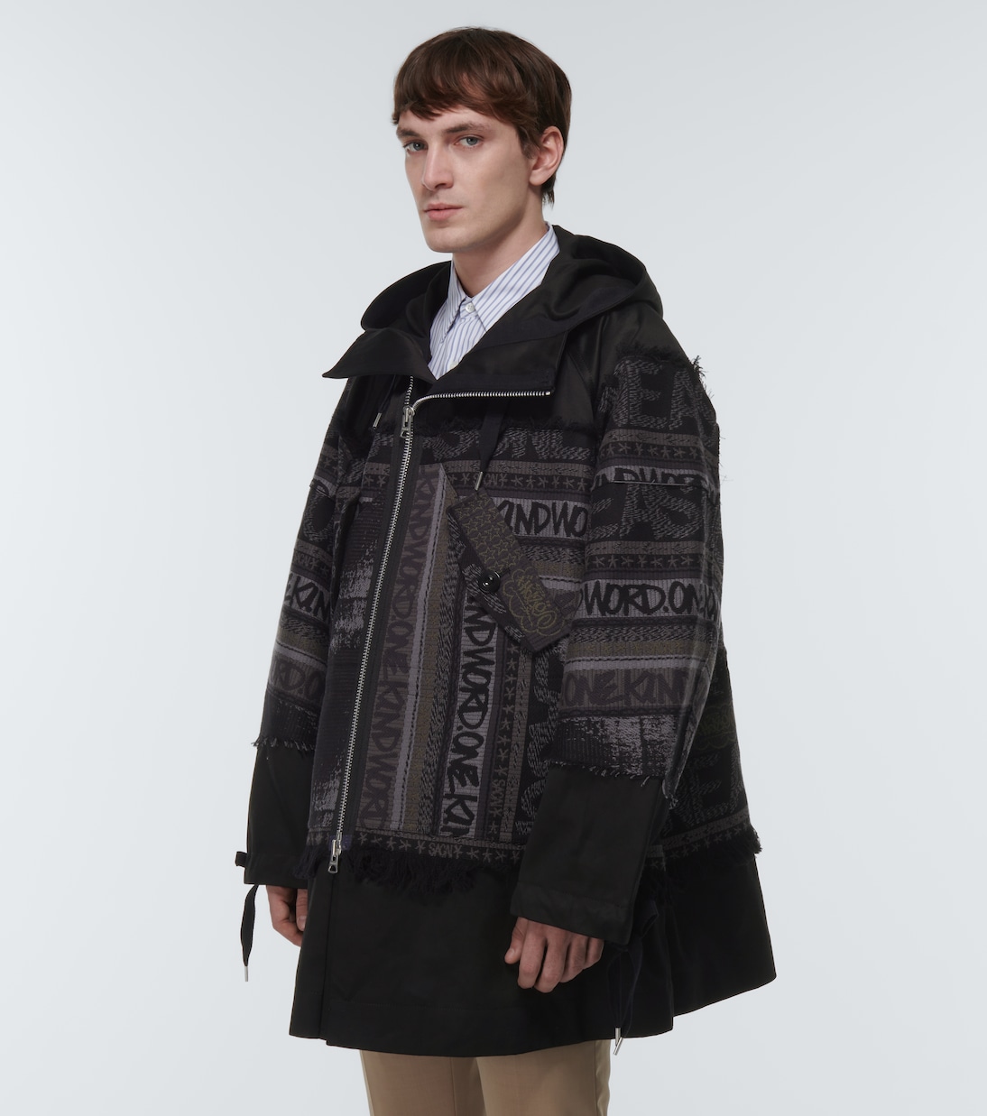 X Eric Haze jacquard jacket | Sacai