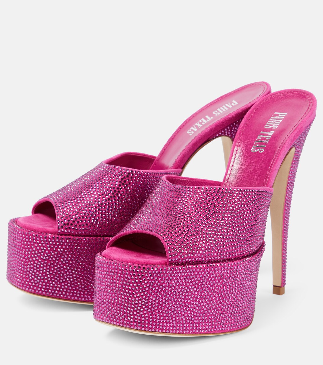 Verzierte Plateau-Pantoletten Holly 105 | Paris Texas