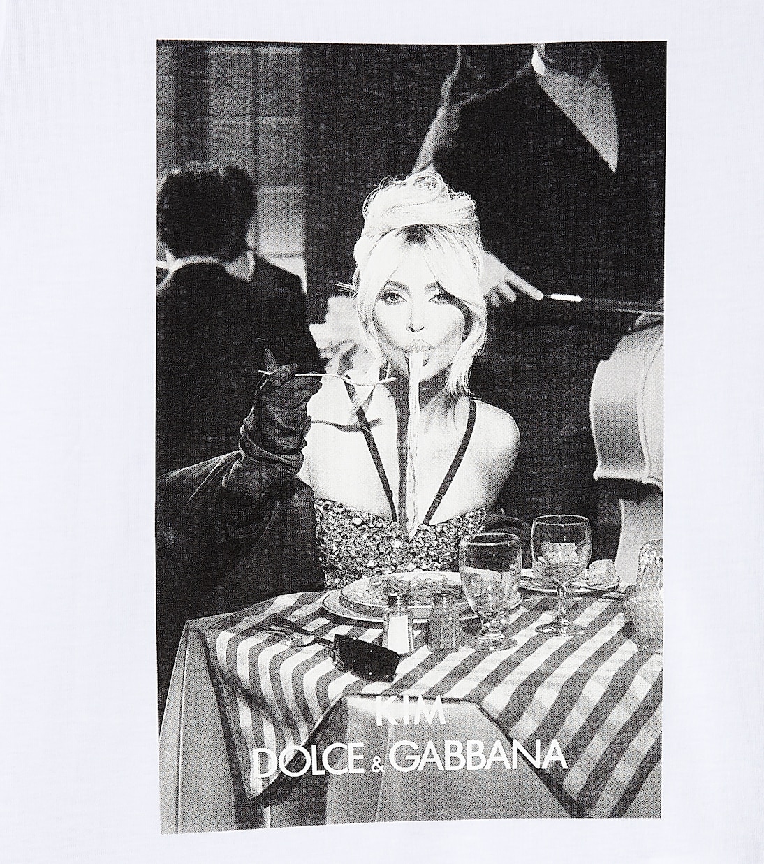 “Ciao, Kim” printed cotton T-shirt | Dolce&Gabbana Kids