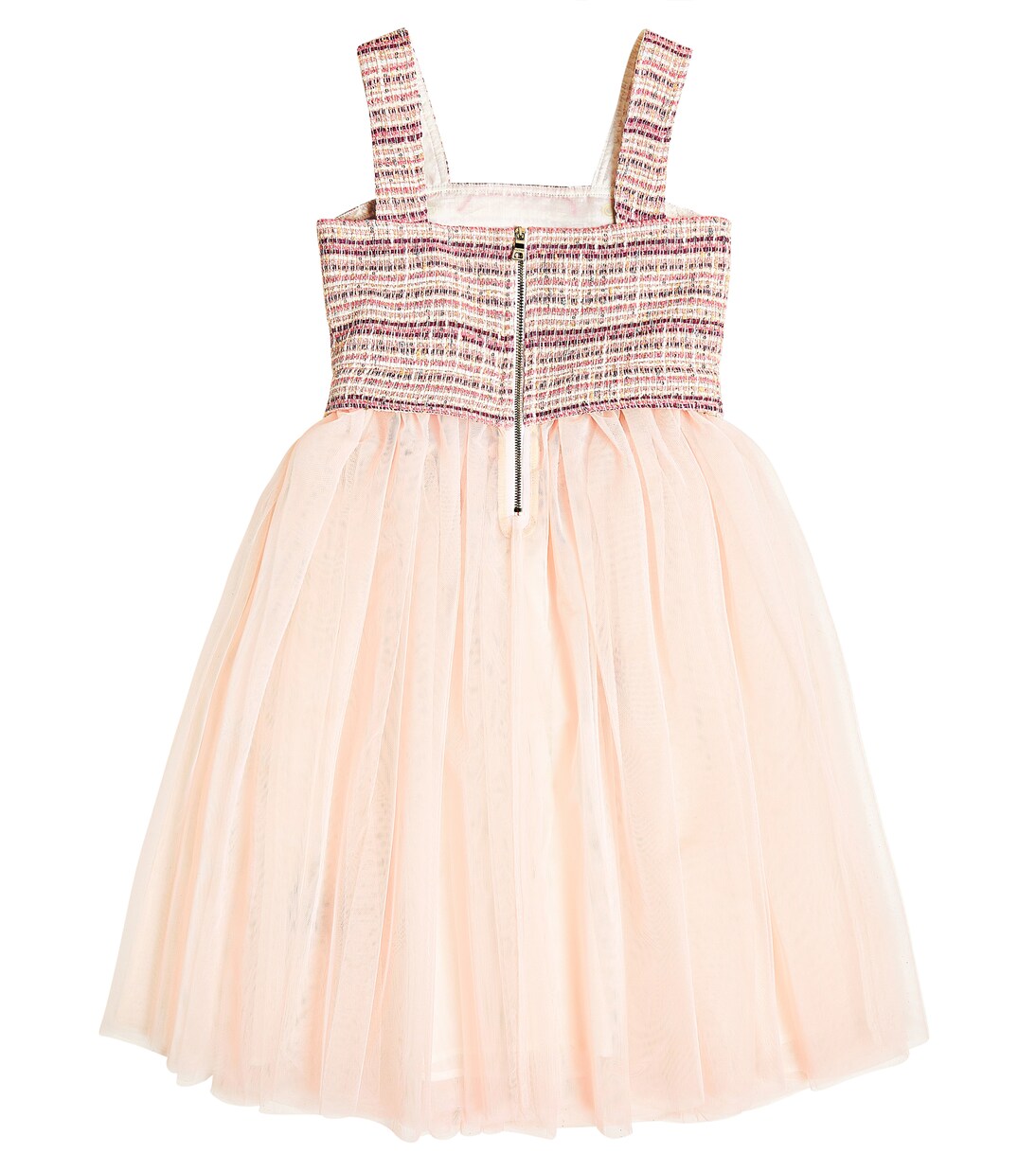 Cotton-blend tweed dress | Balmain Kids