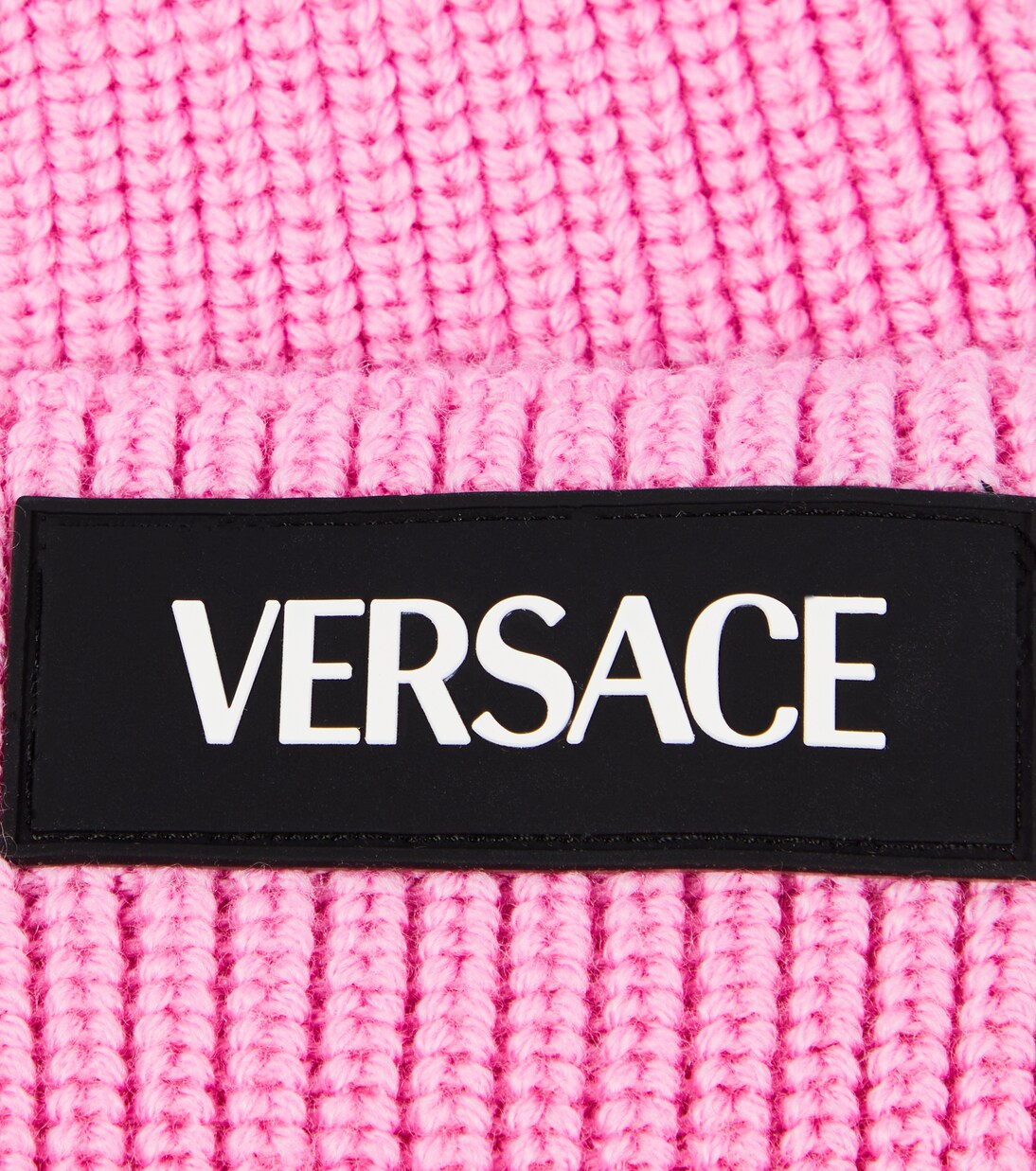 Logo wool beanie | Versace Kids