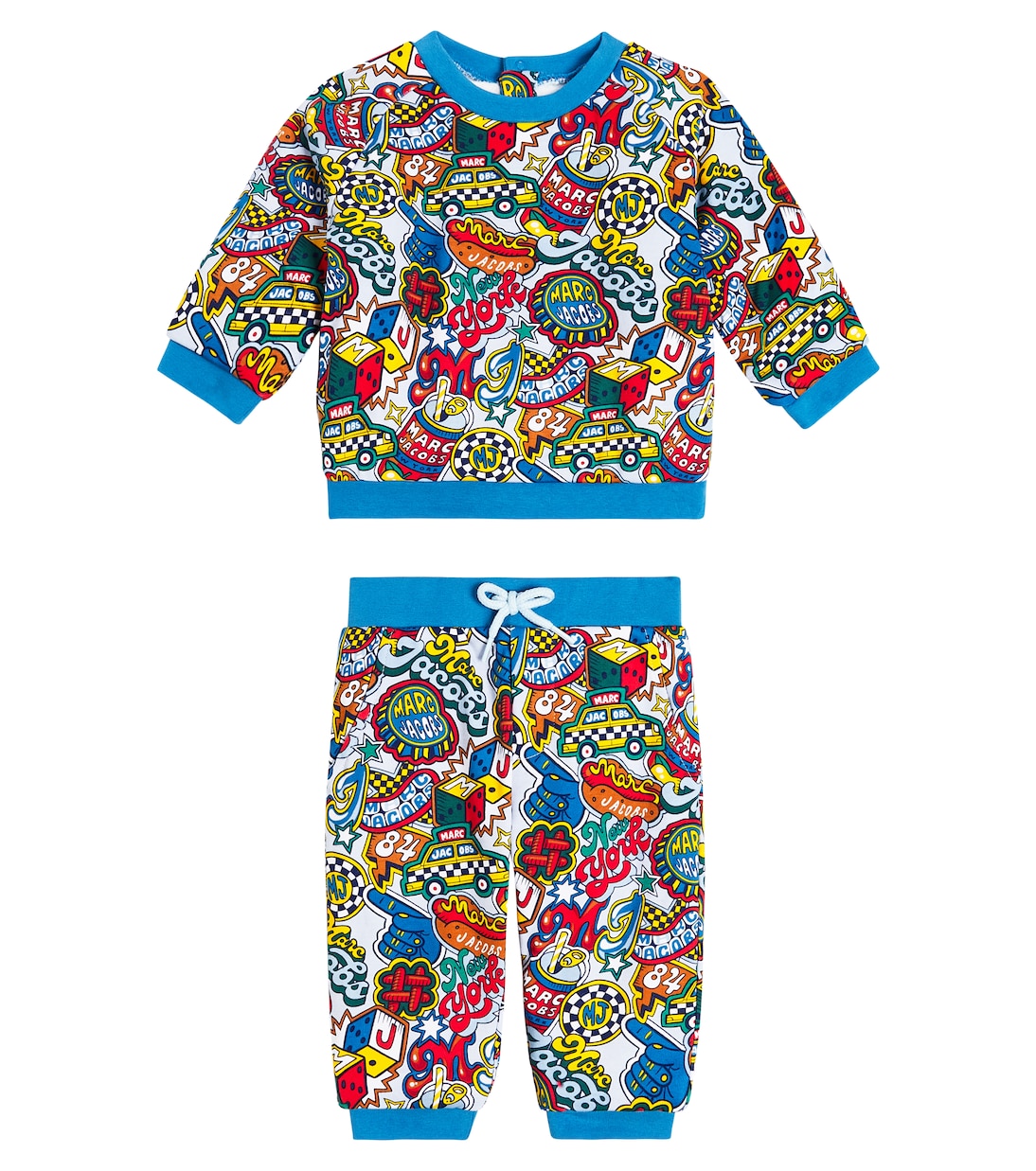 Baby cotton sweatshirt and sweatpants set | Marc Jacobs Kids