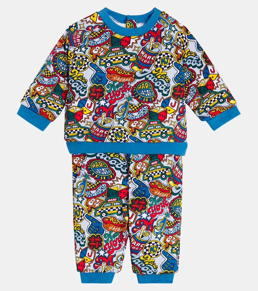 Baby cotton sweatshirt and sweatpants set | Marc Jacobs Kids