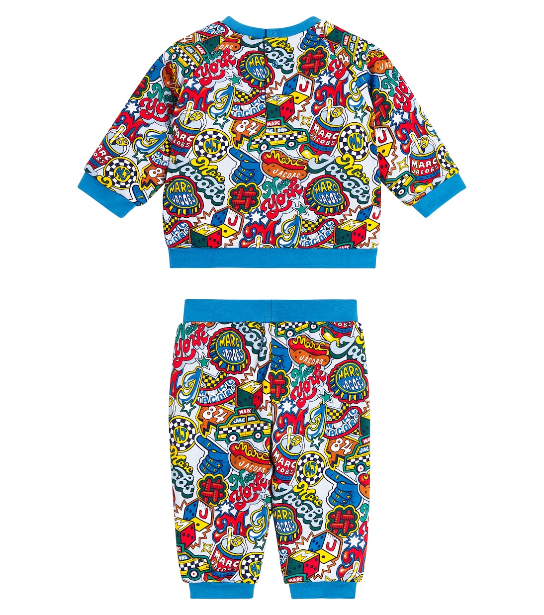 Baby cotton sweatshirt and sweatpants set | Marc Jacobs Kids