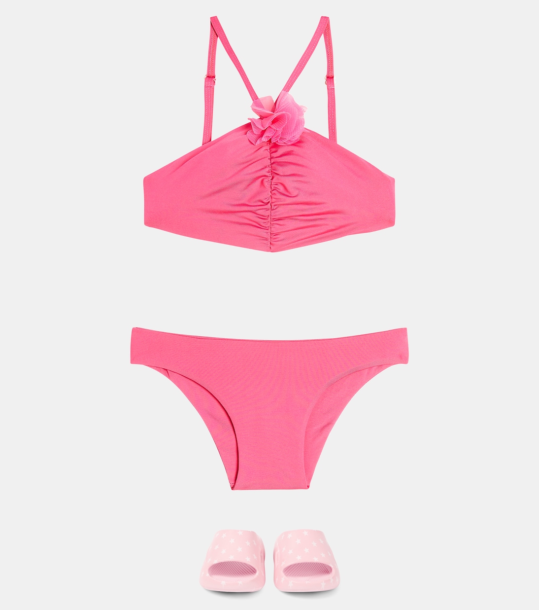 Floral-appliqué bikini | Monnalisa