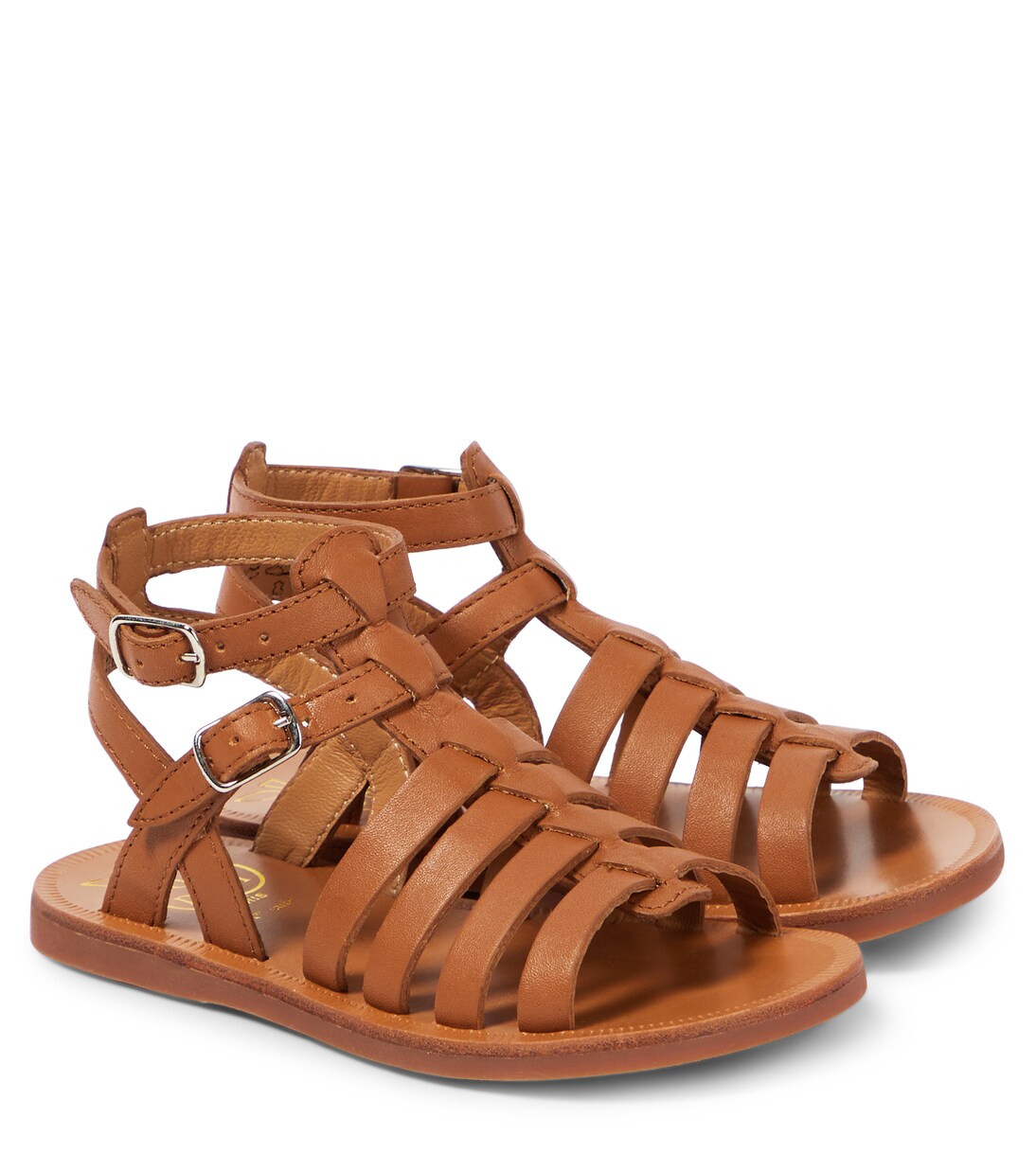 Sandali Plagette Gladiator in pelle | Pom d'Api