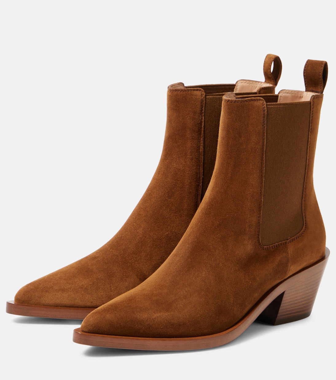 Ankle Boots Wylie aus Veloursleder | Gianvito Rossi