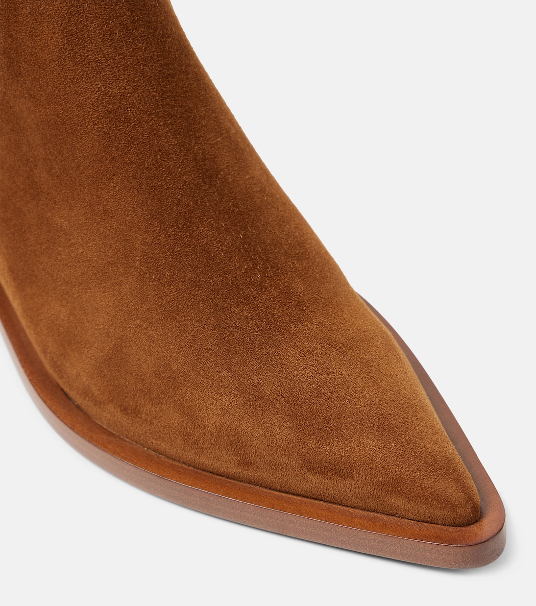 Ankle Boots Wylie aus Veloursleder | Gianvito Rossi