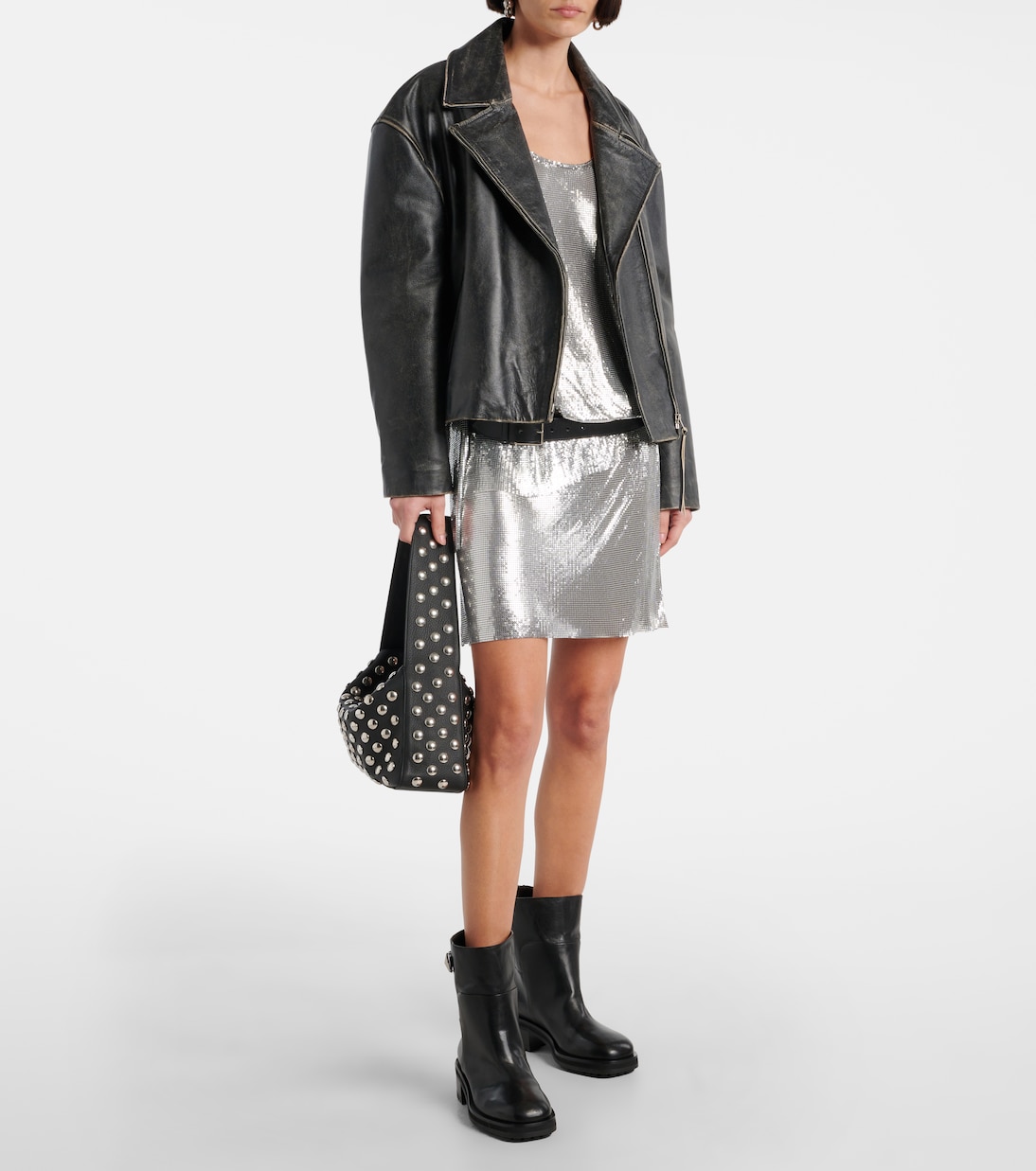 Ankle Boots Brooklyn 50 aus Leder | Jimmy Choo