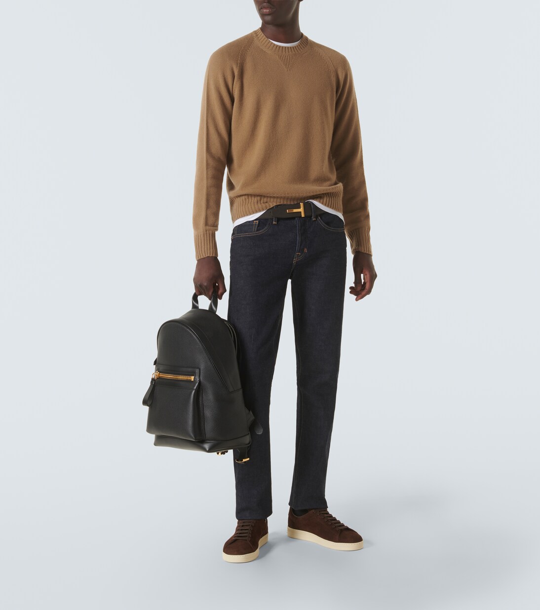 Sac à dos Buckley en cuir | Tom Ford