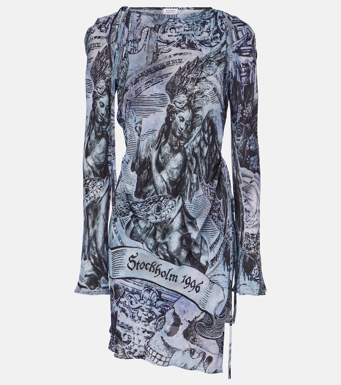 Printed wrap dress | Acne Studios