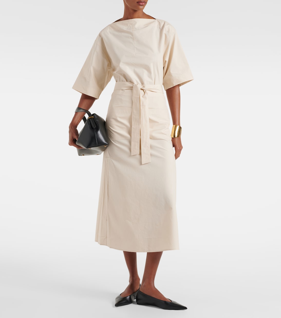 T-Shirt aus Baumwoll-Jersey | Toteme