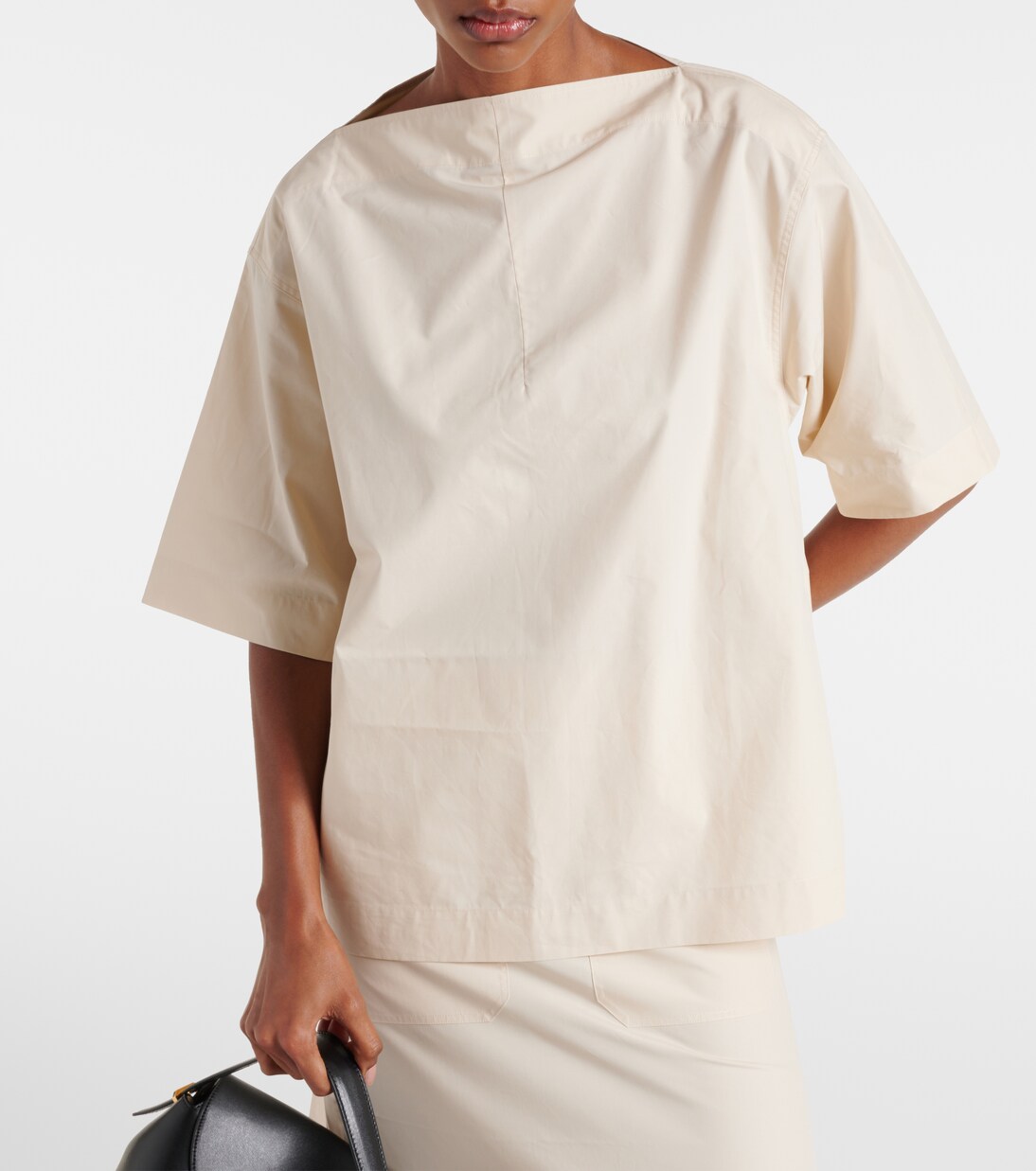 T-Shirt aus Baumwoll-Jersey | Toteme