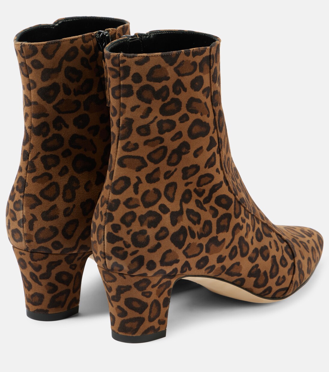 Myconia 50 leopard-print suede ankle boots | Manolo Blahnik
