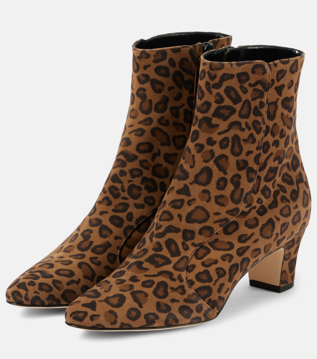 Myconia 50 leopard-print suede ankle boots | Manolo Blahnik