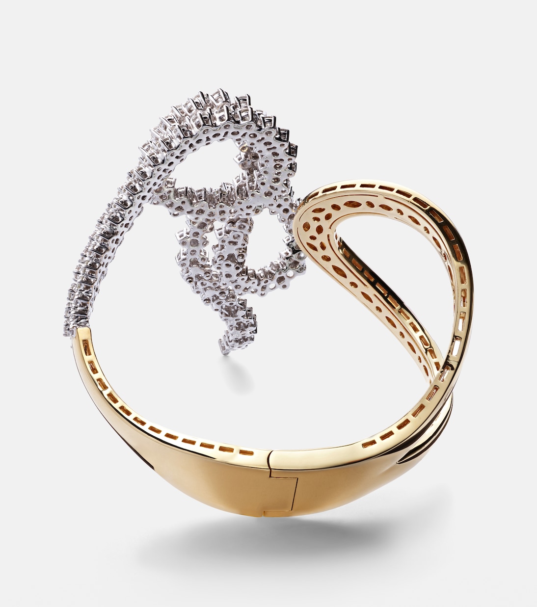 Bracelet Golden Strada en or jaune et blanc 18 ct et diamants | Yeprem