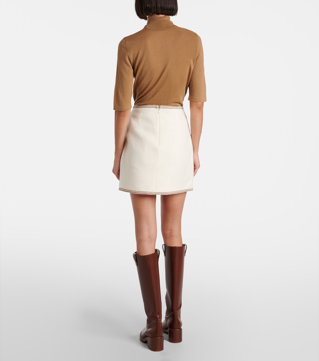Ohemia wool-blend miniskirt | Veronica Beard