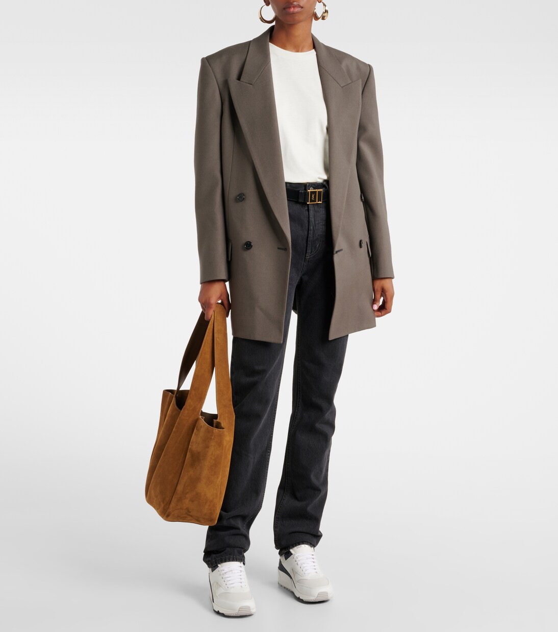 Bump leather sneakers | Saint Laurent