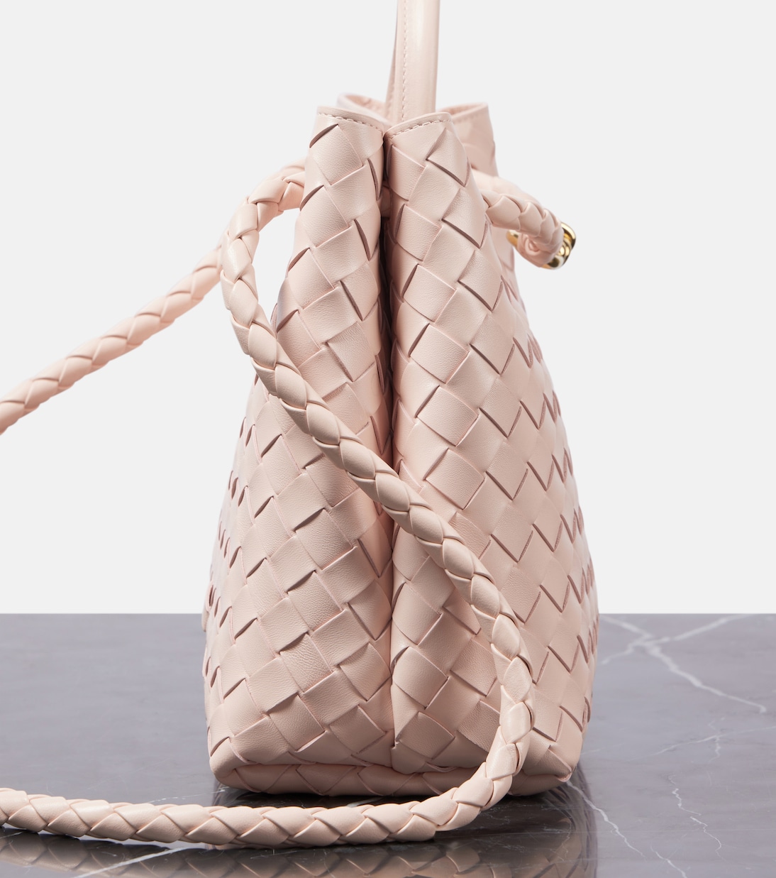 Andiamo Intrecciato leather tote bag | Bottega Veneta