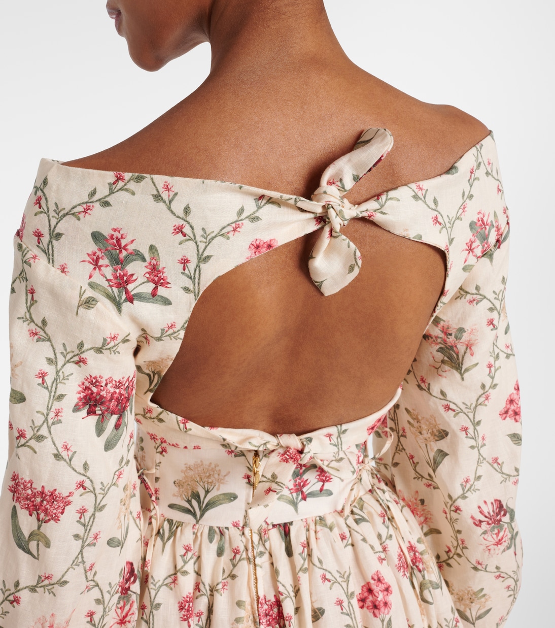 Bedrucktes Top aus Leinen | Agua by Agua Bendita