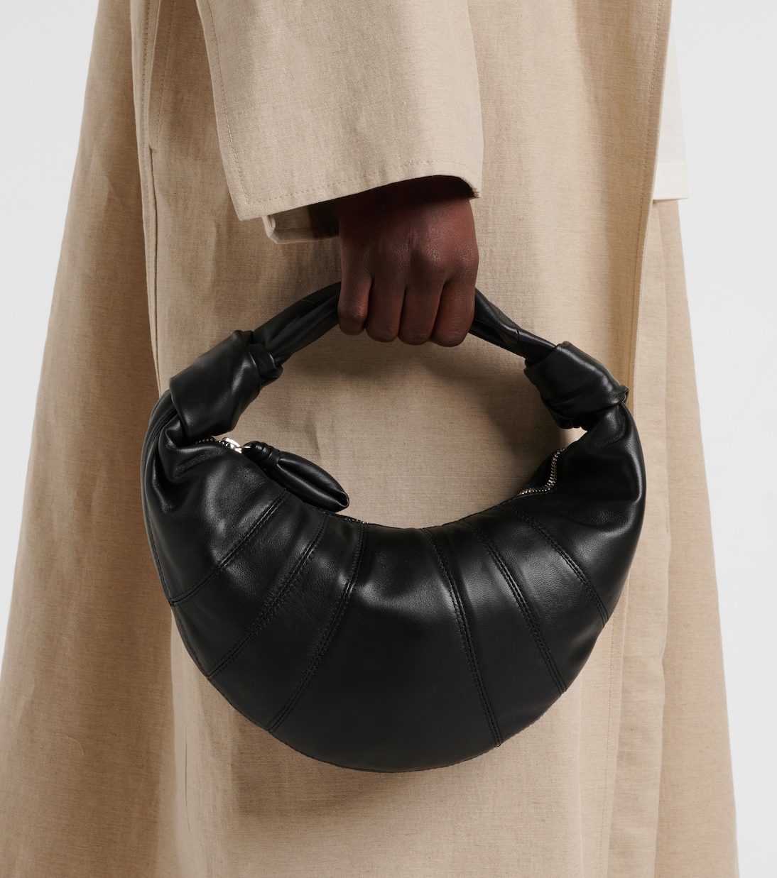 Fortune Croissant Mini leather shoulder bag | Lemaire
