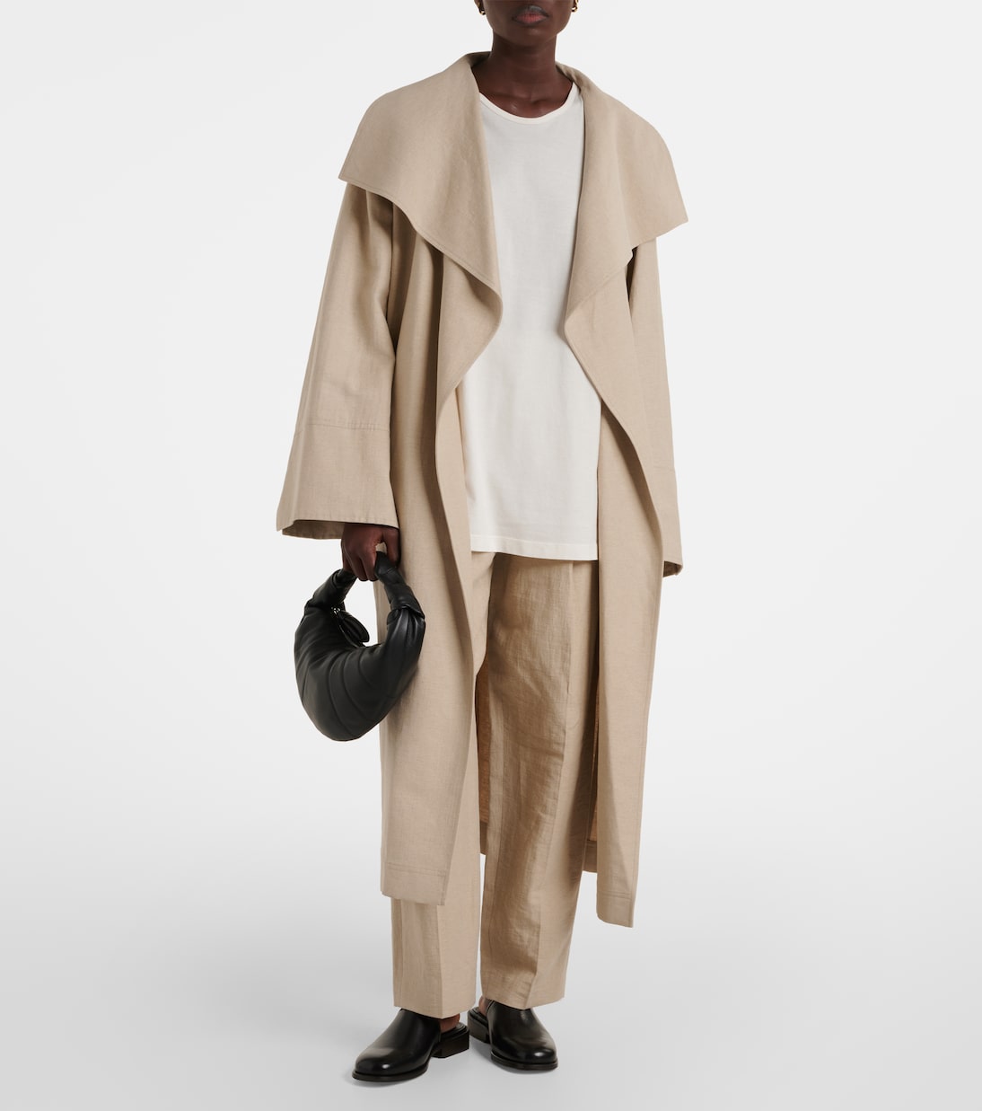 Fortune Croissant Mini leather shoulder bag | Lemaire