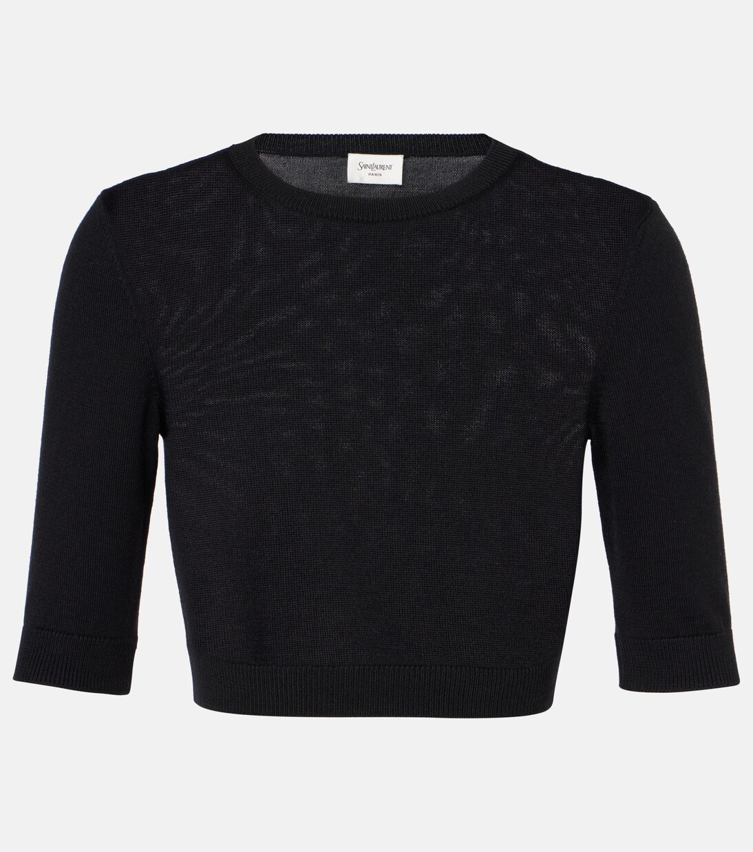 Cropped-Top aus Wolle | Saint Laurent