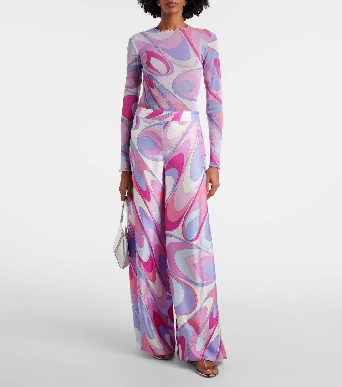 Weite Hose Iride aus Seiden-Twill | Pucci