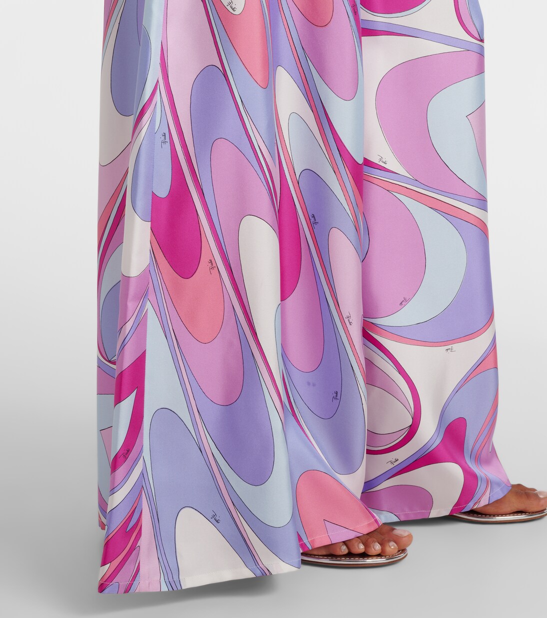 Weite Hose Iride aus Seiden-Twill | Pucci