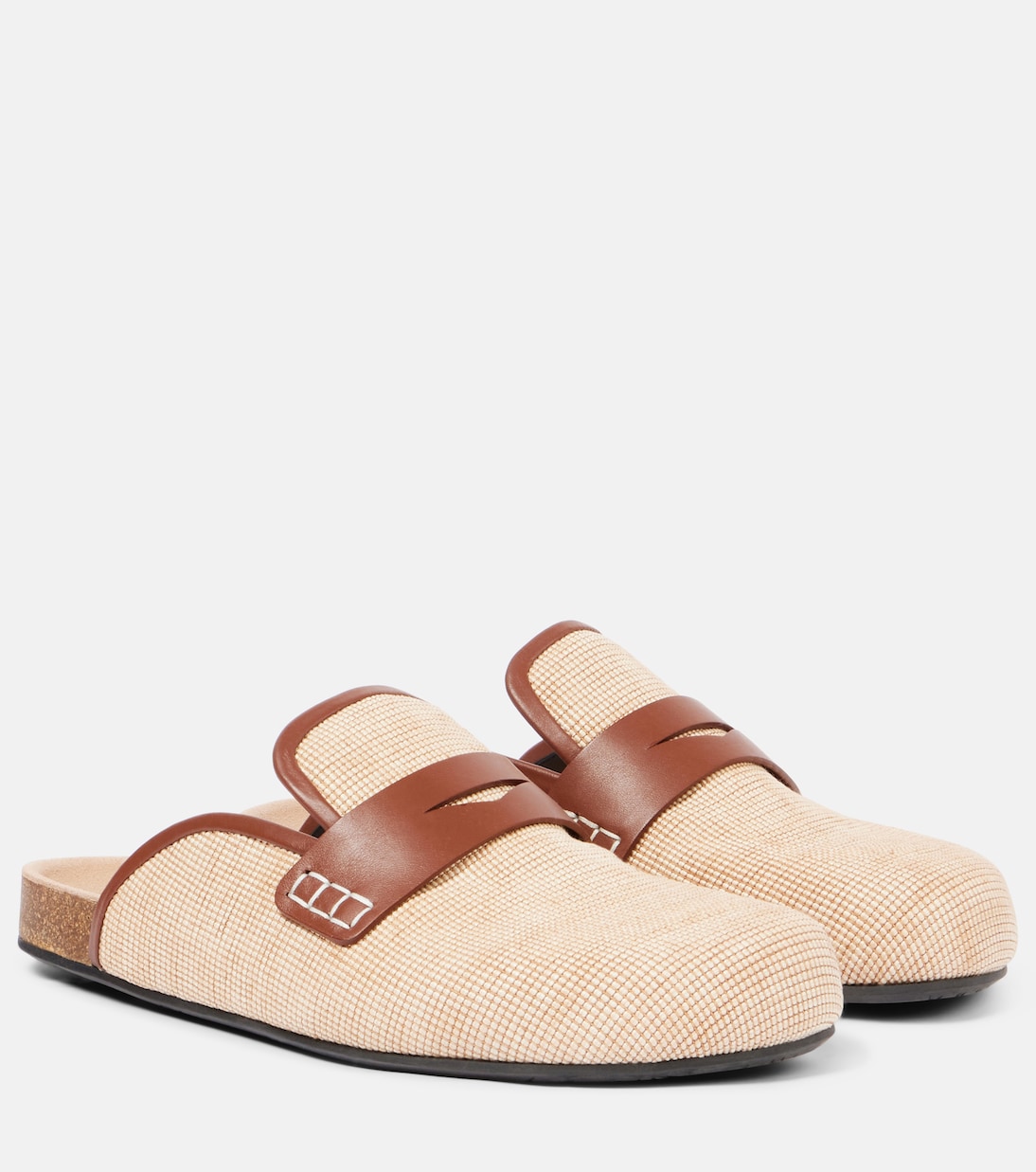 Leather-trimmed mules | JW Anderson