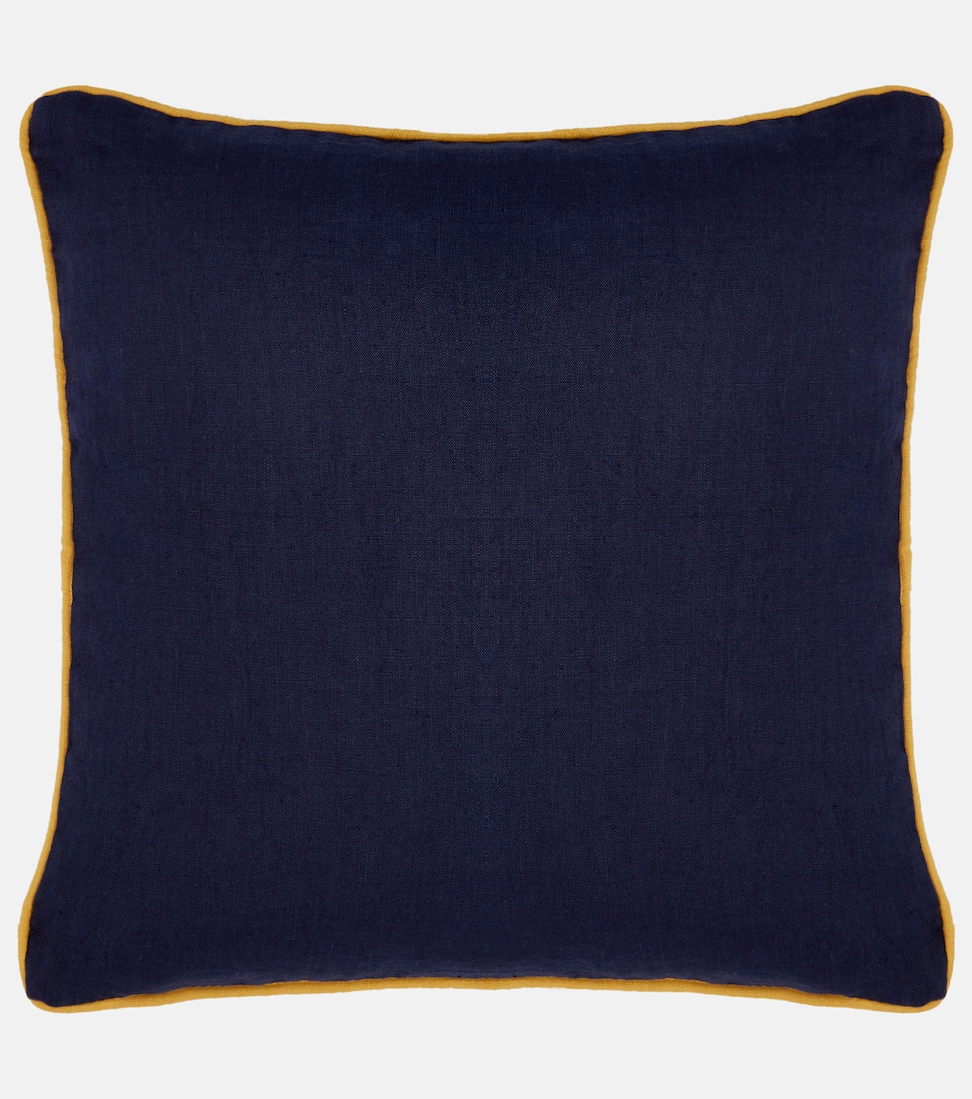 Embroidered cotton canvas cushion | Les-Ottomans
