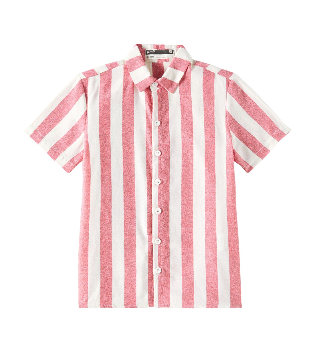 Maxi striped cotton shirt | Fábula