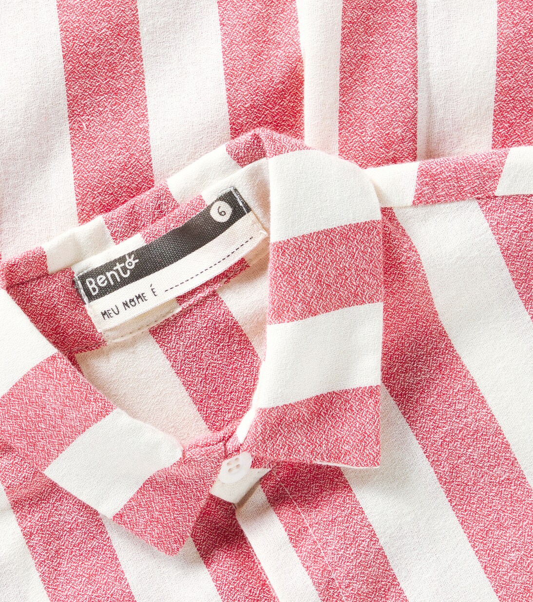 Maxi striped cotton shirt | Fábula