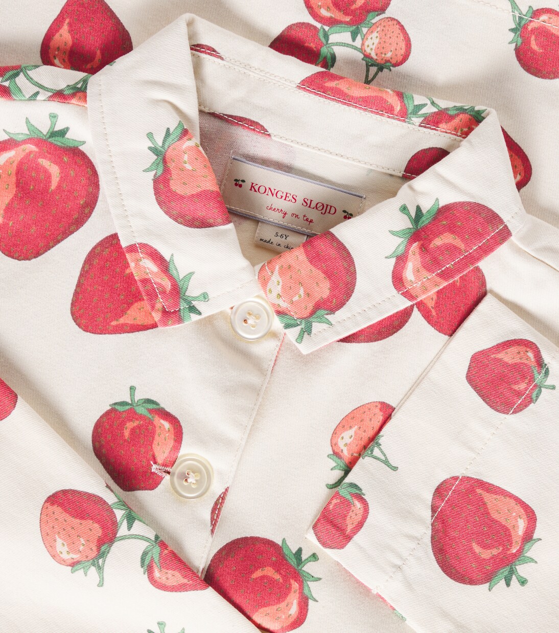 Camicia Fen in twill di cotone | Konges Sløjd